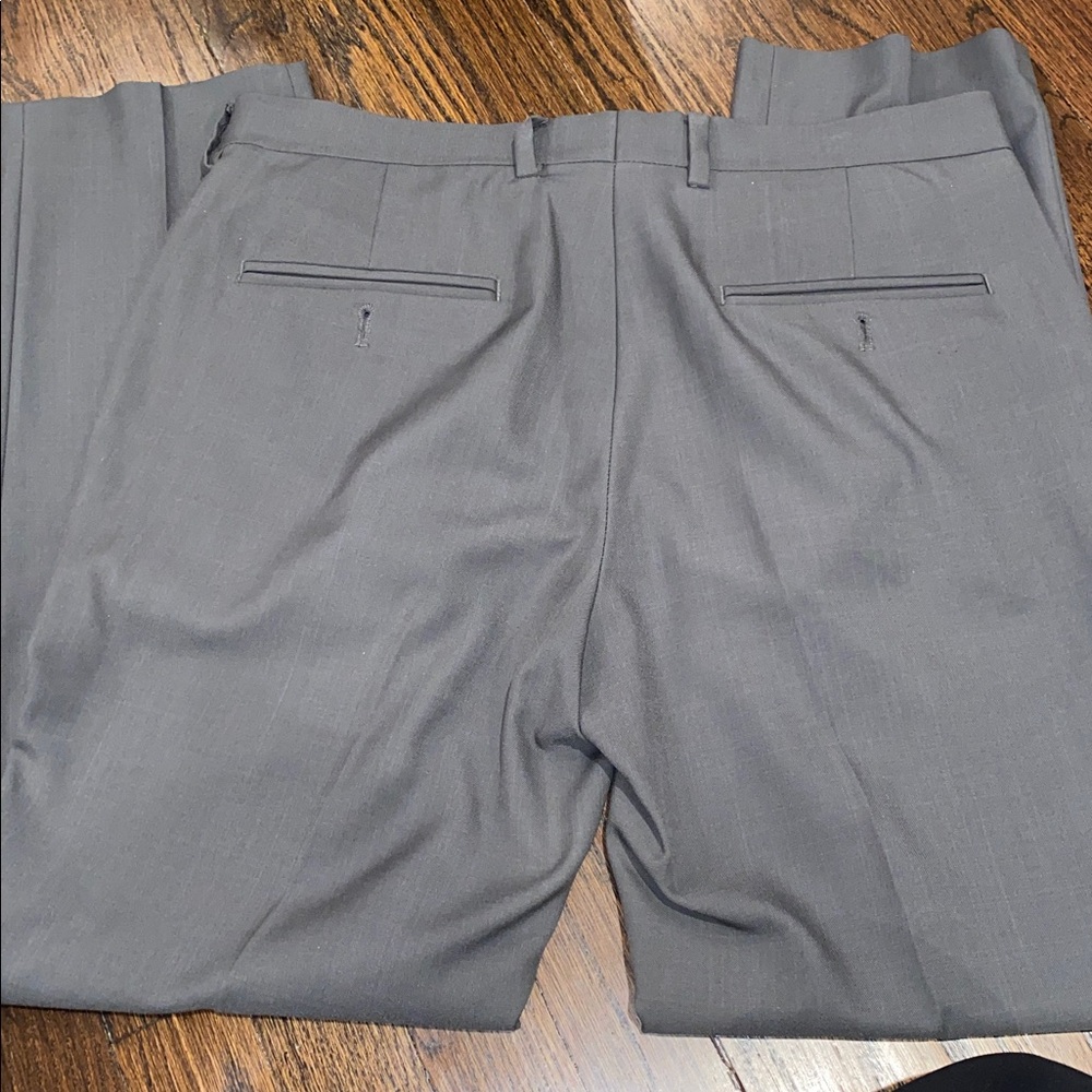 Men's premium comfort dress pant- Classic Dress Pants - Gray